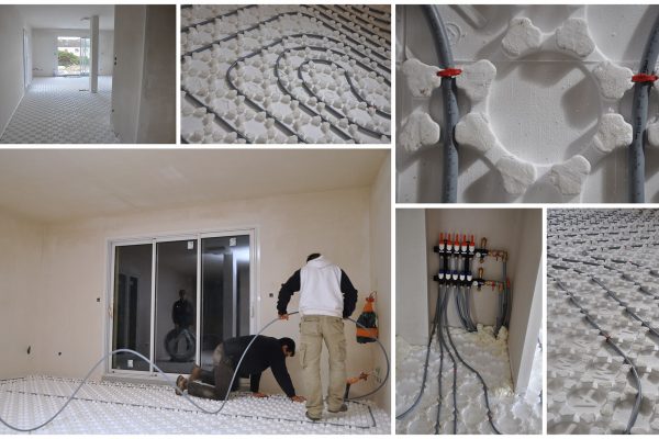 Installation plancher chauffant